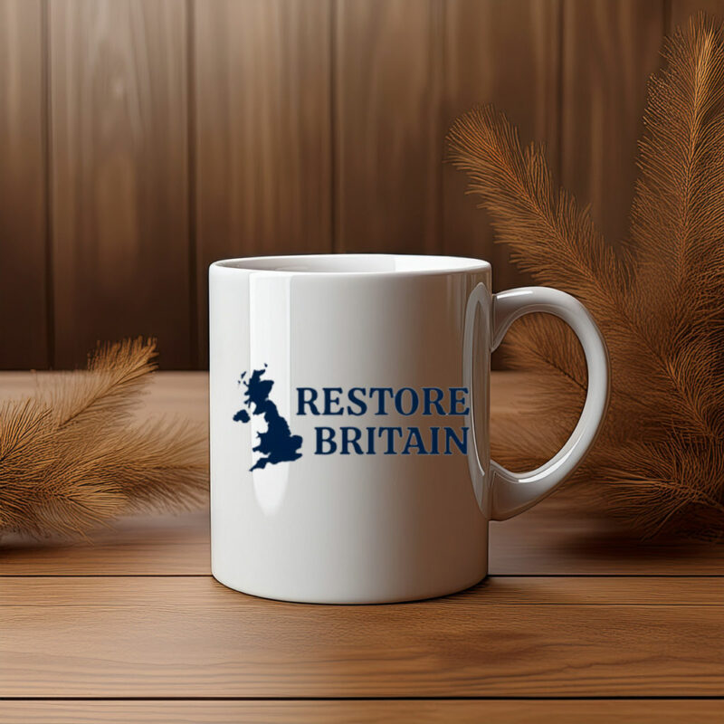 Restore Britain Map Mug