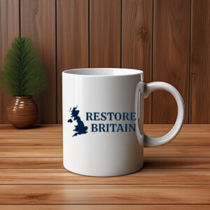 Restore Britain Map Mug