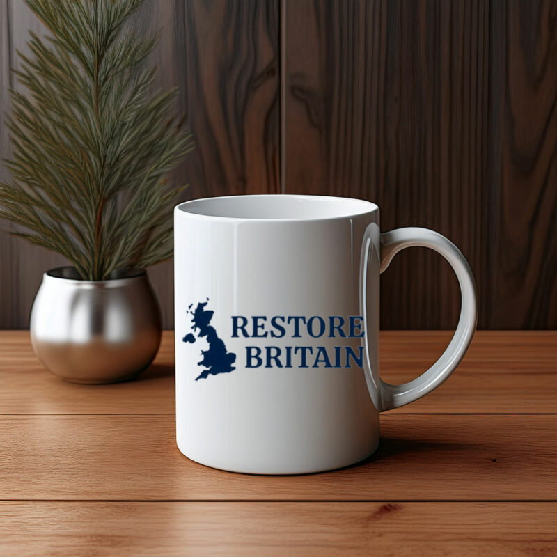 Restore Britain Map Mug