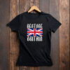 Restore Britain Minimalist Text Shirt UK Tee