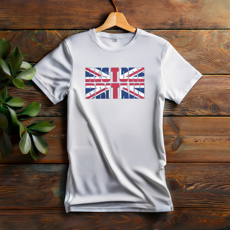 Restore Britain Movement Shirt UK Patriot Tee