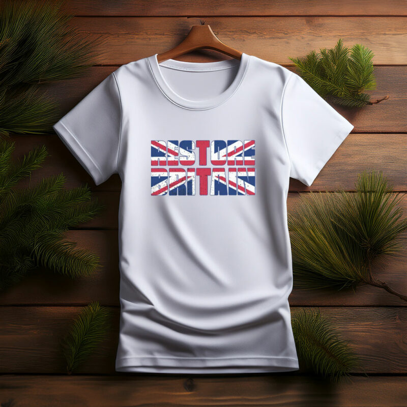 Restore Britain Movement Shirt UK Patriot Tee