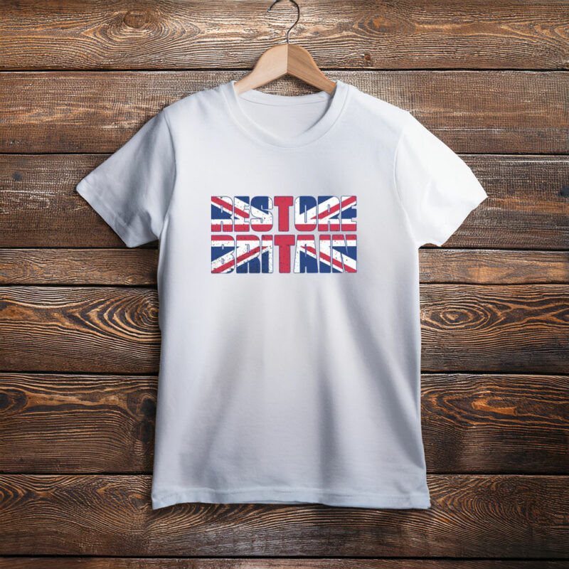 Restore Britain Movement Shirt UK Patriot Tee