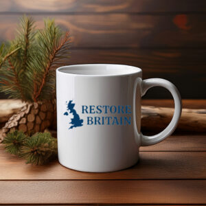 Restore Britain Mug – Bold UK Statement Coffee Cup