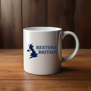 Restore Britain Mug – Strong Political Message Coffee Cup