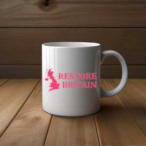 Restore Britain Mug – UK Patriotic Political Coffee Cup
