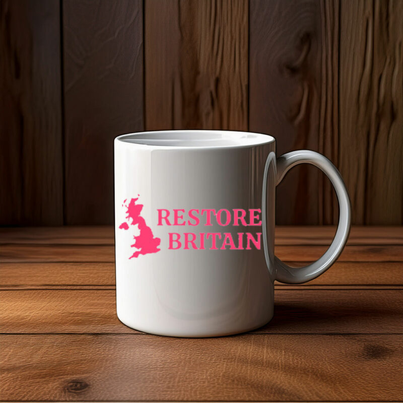 Restore Britain Mug – UK Patriotic Political Coffee Cup