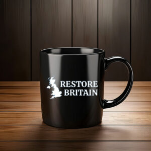 Restore Britain Mug – UK Political Movement Coffee Cup
