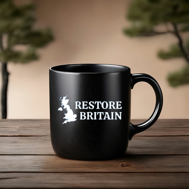 Restore Britain Mug – UK Political Movement Coffee Cup