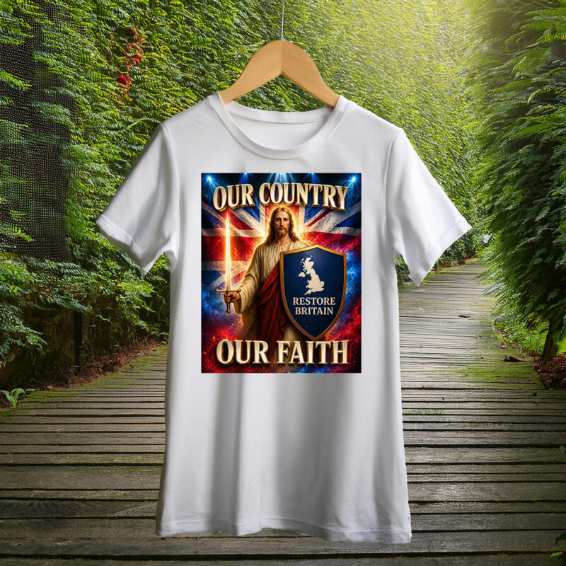 Restore Britain “Our Country Our Faith” Shirt