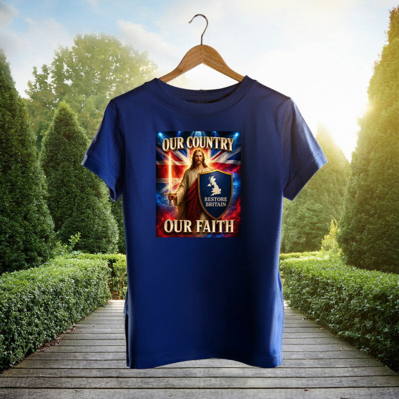 Restore Britain “Our Country Our Faith” Shirt