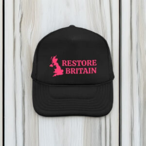 Restore Britain Pink UK Map Black Hat