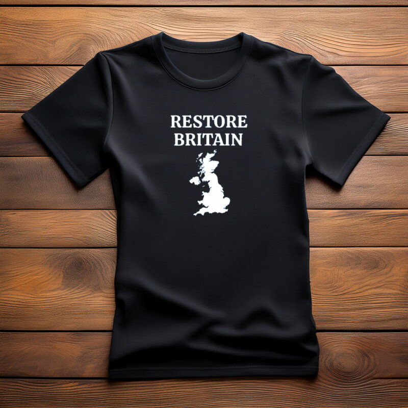 Restore Britain Retro British Tee Classic Fit Shirt