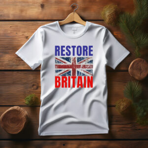 Restore Britain Retro Style British Graphic T-Shirt