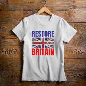 Restore Britain Retro Style British Graphic T-Shirt