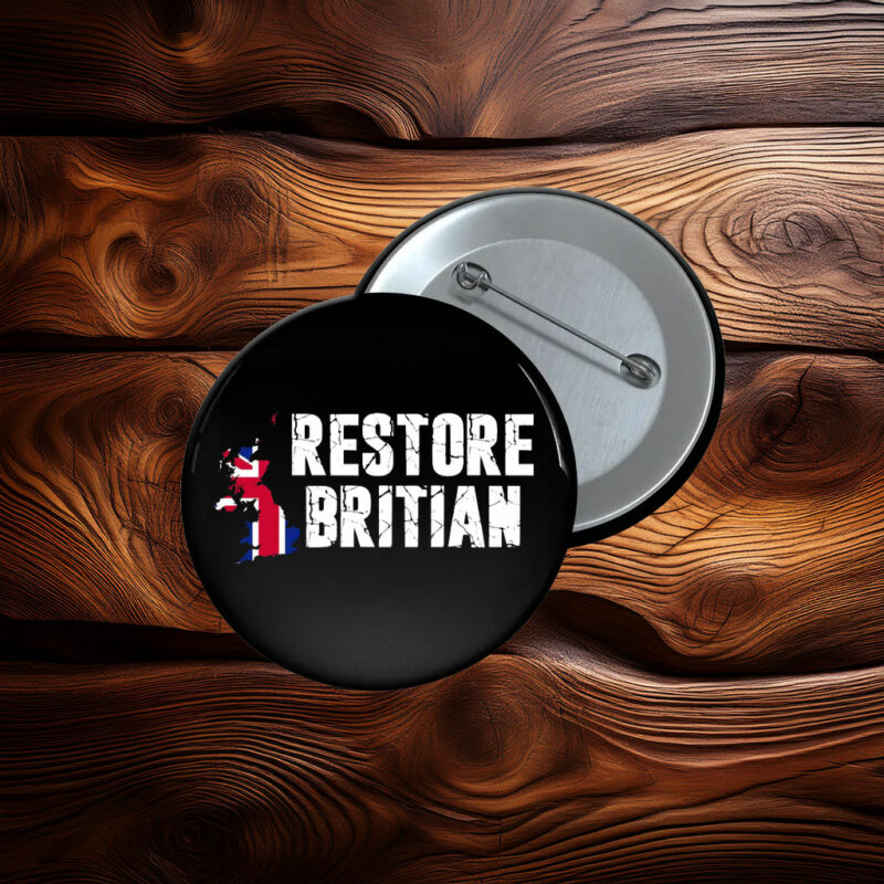 Restore Britain Rupert Lowe Distressed Union Jack Pin