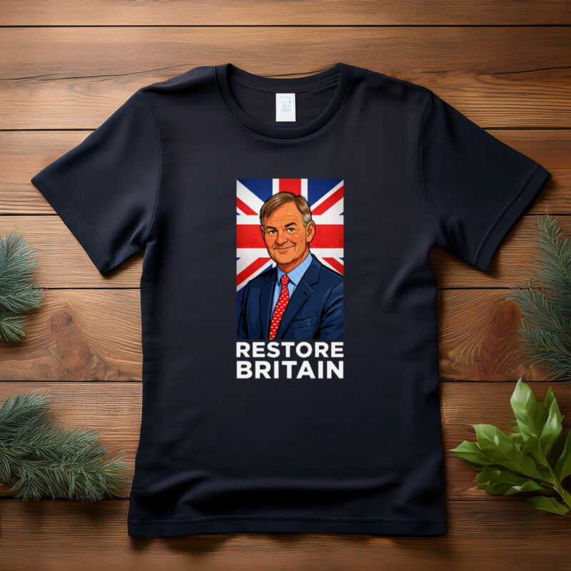 Restore Britain Rupert Lowe Novelty T-Shirt