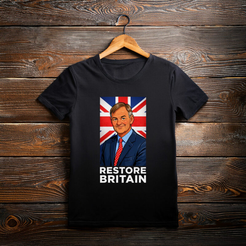 Restore Britain Rupert Lowe Novelty T-Shirt