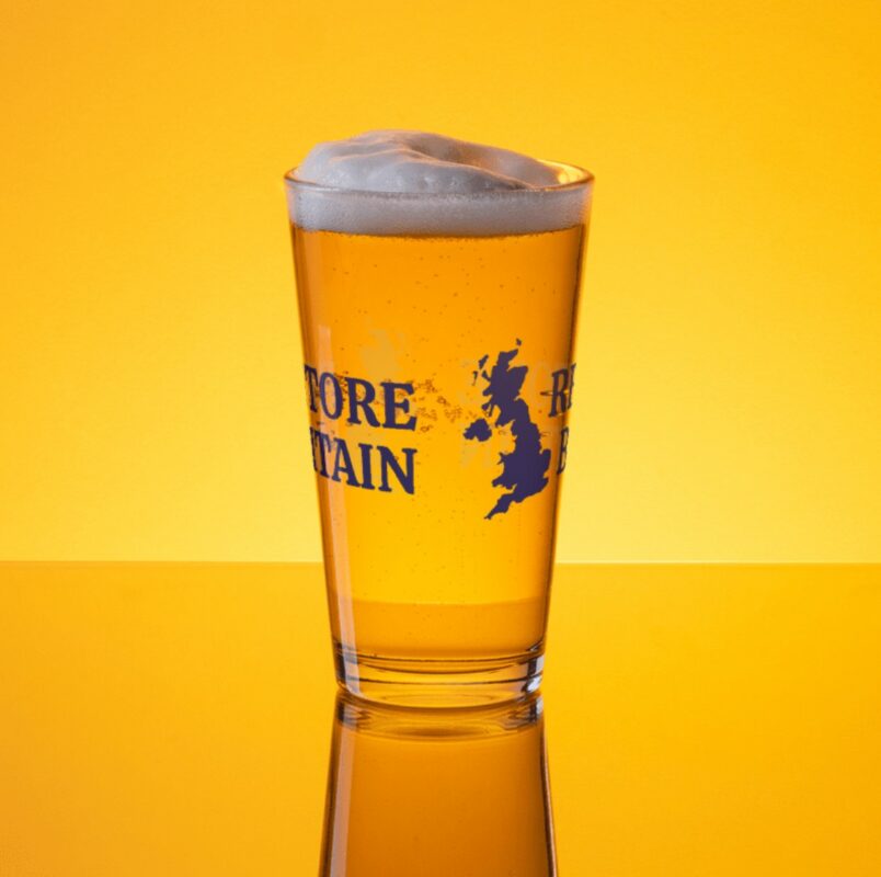Restore Britain Shaker Pint Glass