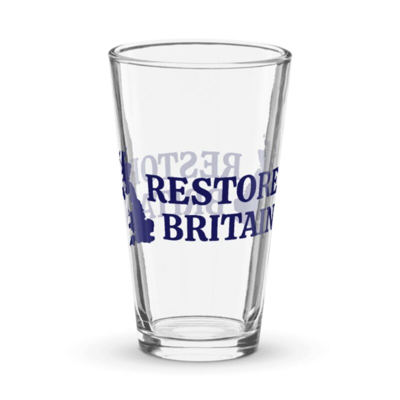 Restore Britain Shaker Pint Glass