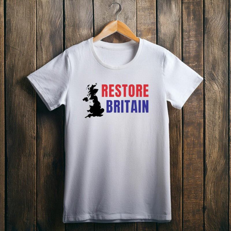 Restore Britain Shirt British Pride Political Statement Tee