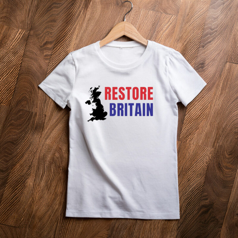 Restore Britain Shirt British Pride Political Statement Tee