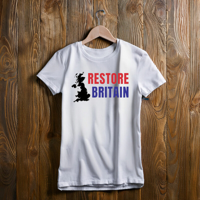 Restore Britain Shirt British Pride Political Statement Tee