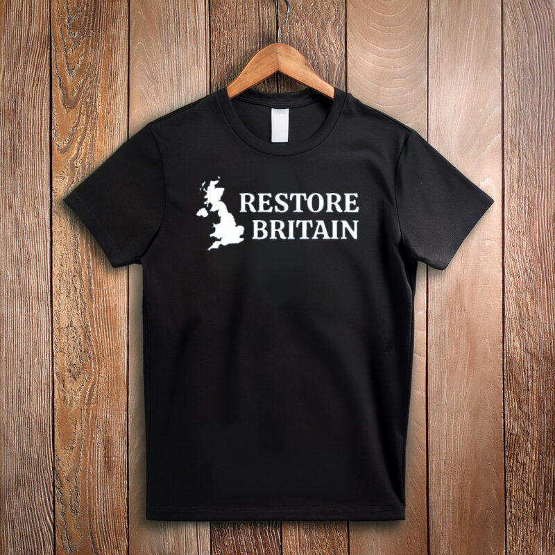 Restore Britain Shirt Gift for UK Patriot Graphic Tee