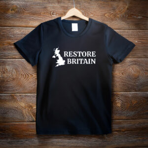 Restore Britain Shirt Gift for UK Patriot Graphic Tee