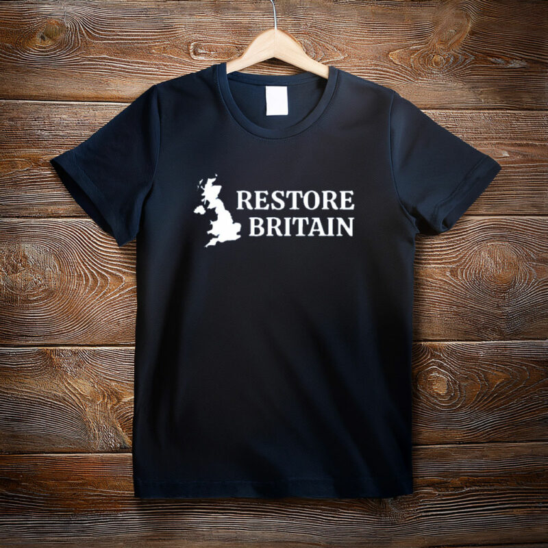Restore Britain Shirt Gift for UK Patriot Graphic Tee