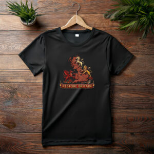 Restore Britain Shirt Patriotic UK Graphic Tee