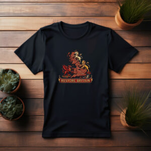 Restore Britain Shirt Patriotic UK Graphic Tee