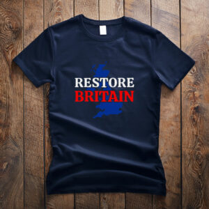 Restore Britain Shirt UK Culture Pride Graphic Tee
