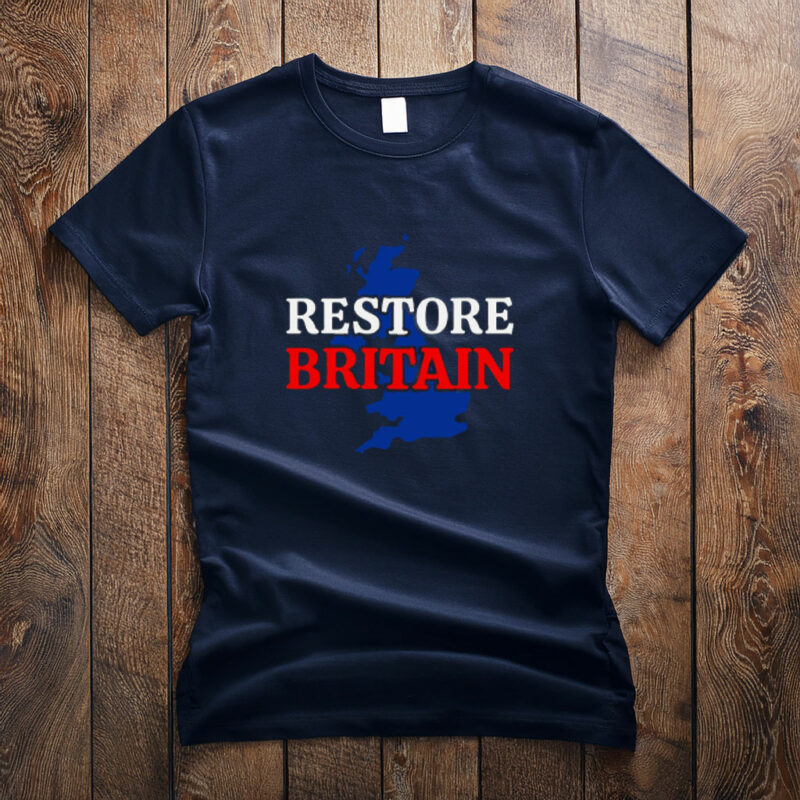 Restore Britain Shirt UK Culture Pride Graphic Tee