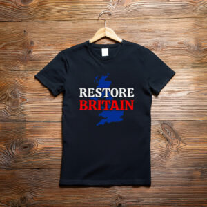 Restore Britain Shirt UK Culture Pride Graphic Tee