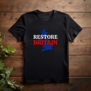Restore Britain Shirt UK Culture Pride Graphic Tee
