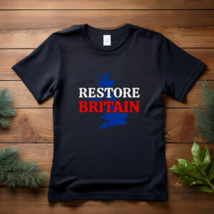 Restore Britain Shirt UK Culture Pride Graphic Tee