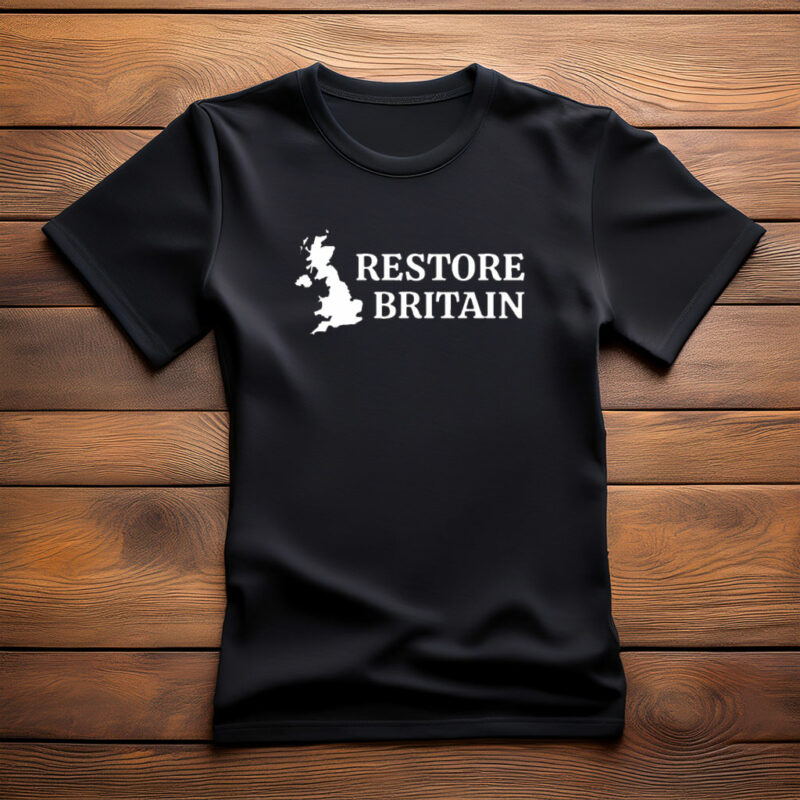 Restore Britain Streetwear UK Graphic T-Shirt