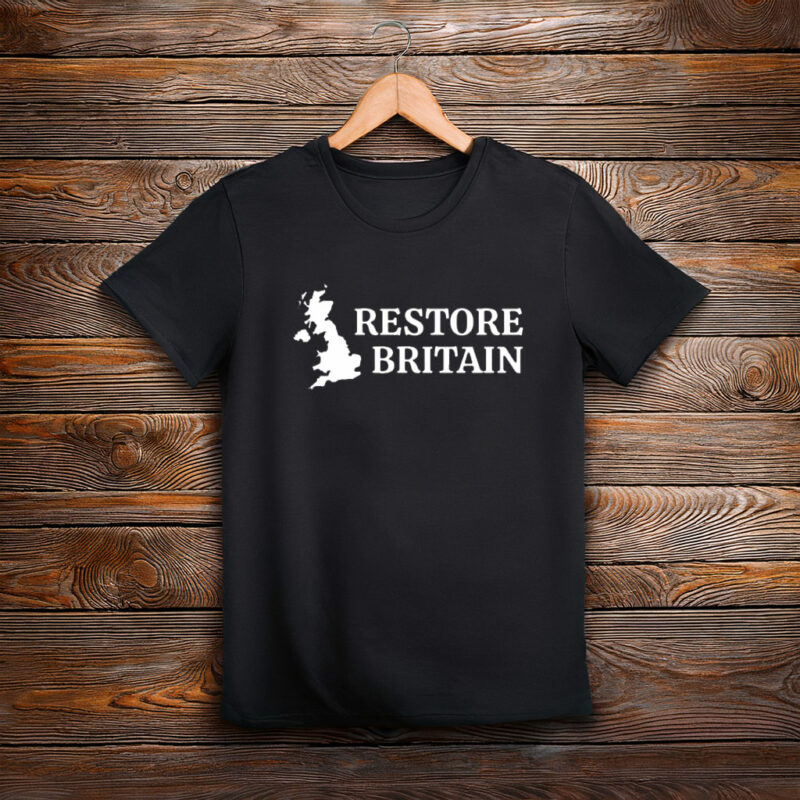 Restore Britain Streetwear UK Graphic T-Shirt