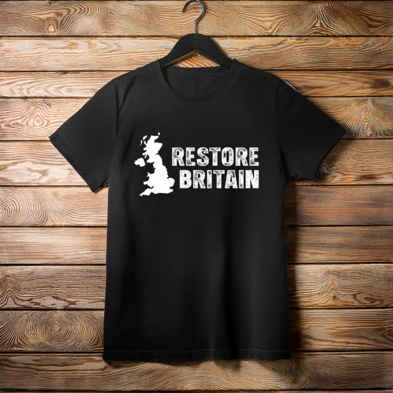 Restore Britain T-Shirt Classic UK Statement Tee