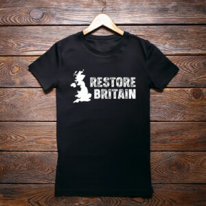 Restore Britain T-Shirt Classic UK Statement Tee