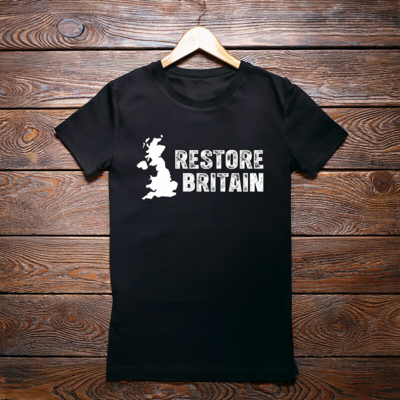 Restore Britain T-Shirt Classic UK Statement Tee
