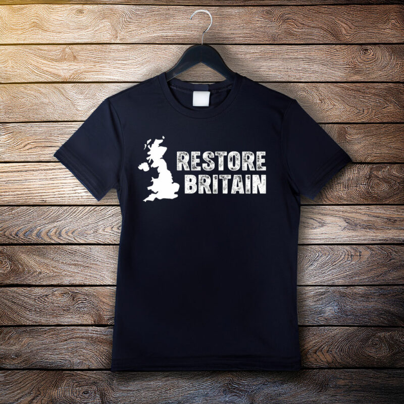 Restore Britain T-Shirt Classic UK Statement Tee