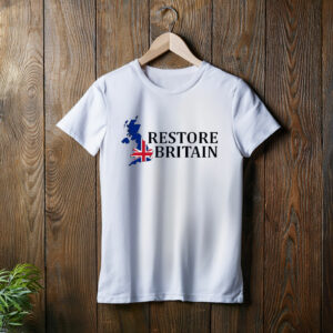 Restore Britain T-Shirt UK Heritage Graphic Shirt
