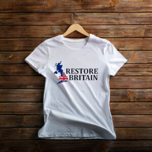 Restore Britain T-Shirt UK Heritage Graphic Shirt