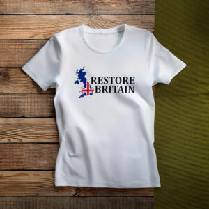 Restore Britain T-Shirt UK Heritage Graphic Shirt