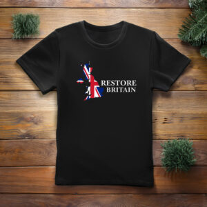 Restore Britain T-Shirt UK Patriotic Graphic Tee
