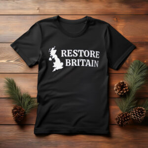Restore Britain T-Shirt UK Political Graphic Tee