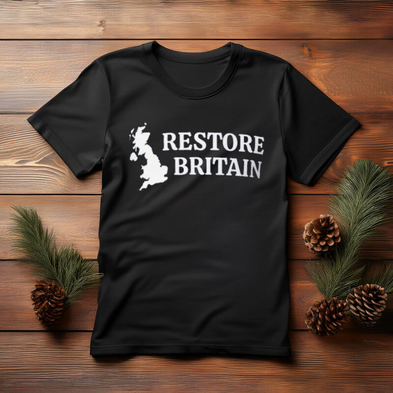 Restore Britain T-Shirt UK Political Graphic Tee