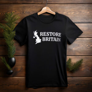 Restore Britain T-Shirt UK Political Graphic Tee